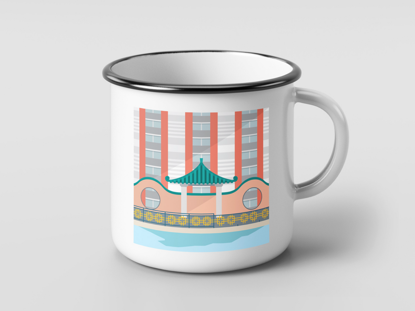 【優先預購】竹園邨搪瓷杯 Enamel Mug(Chuk Yuen Estate)