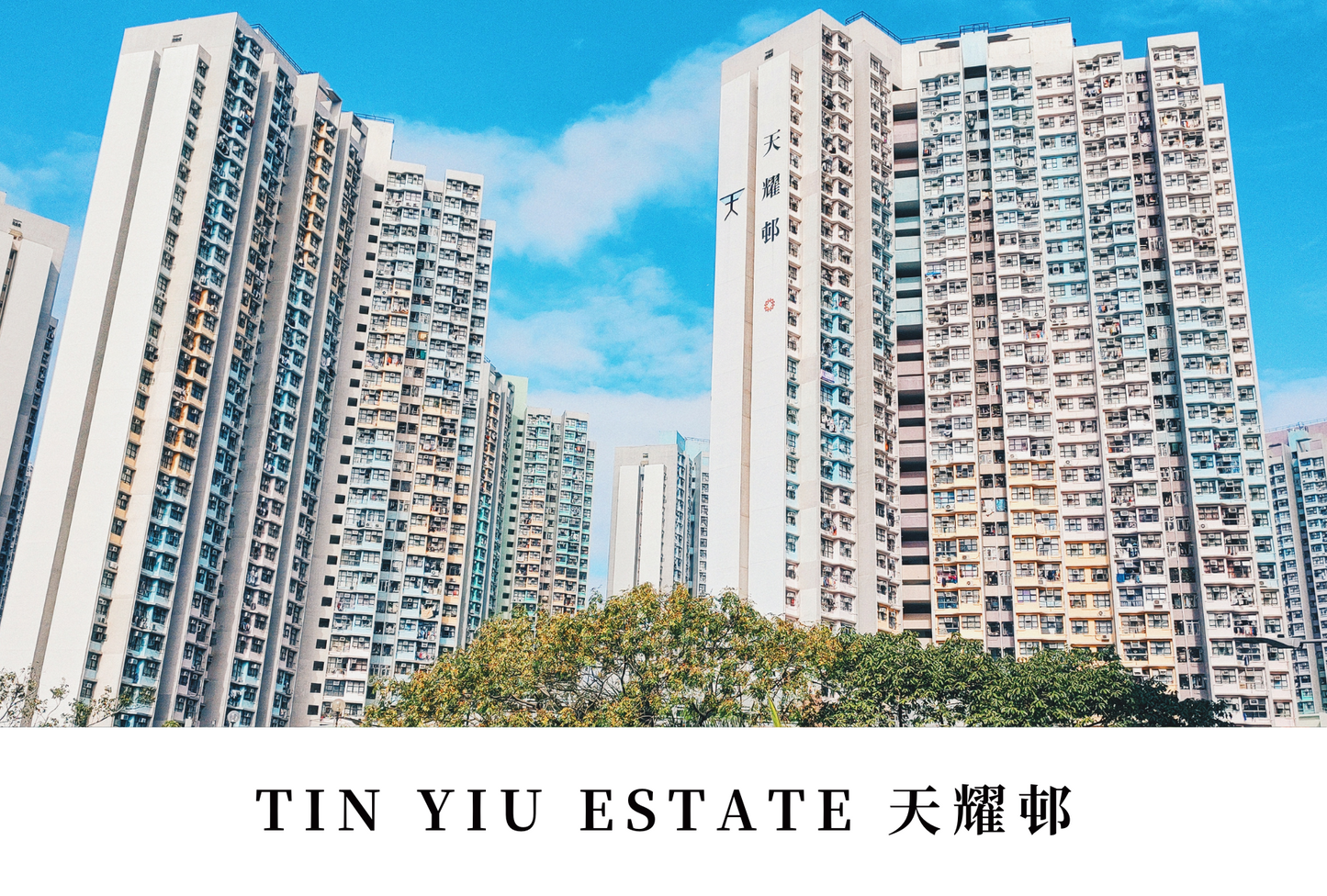 天耀邨明信片套裝 Tin Yiu Estate, Hong Kong Postcards