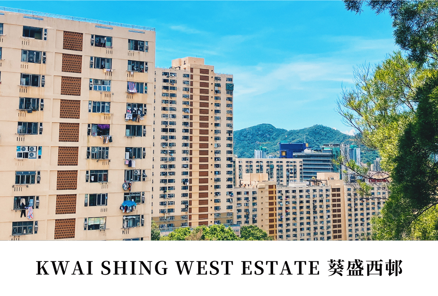 葵盛西邨明信片套裝 Kwai Shing West Estate, Hong Kong Postcards