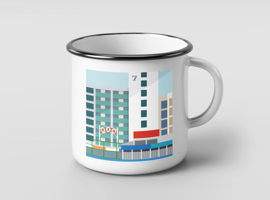 旧・牛頭角下邨 ホーローマグカップ